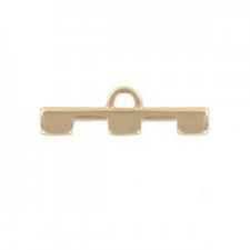 Cymbal ™ DQ metal ending Soros Iii for Tila beads - Rose gold
